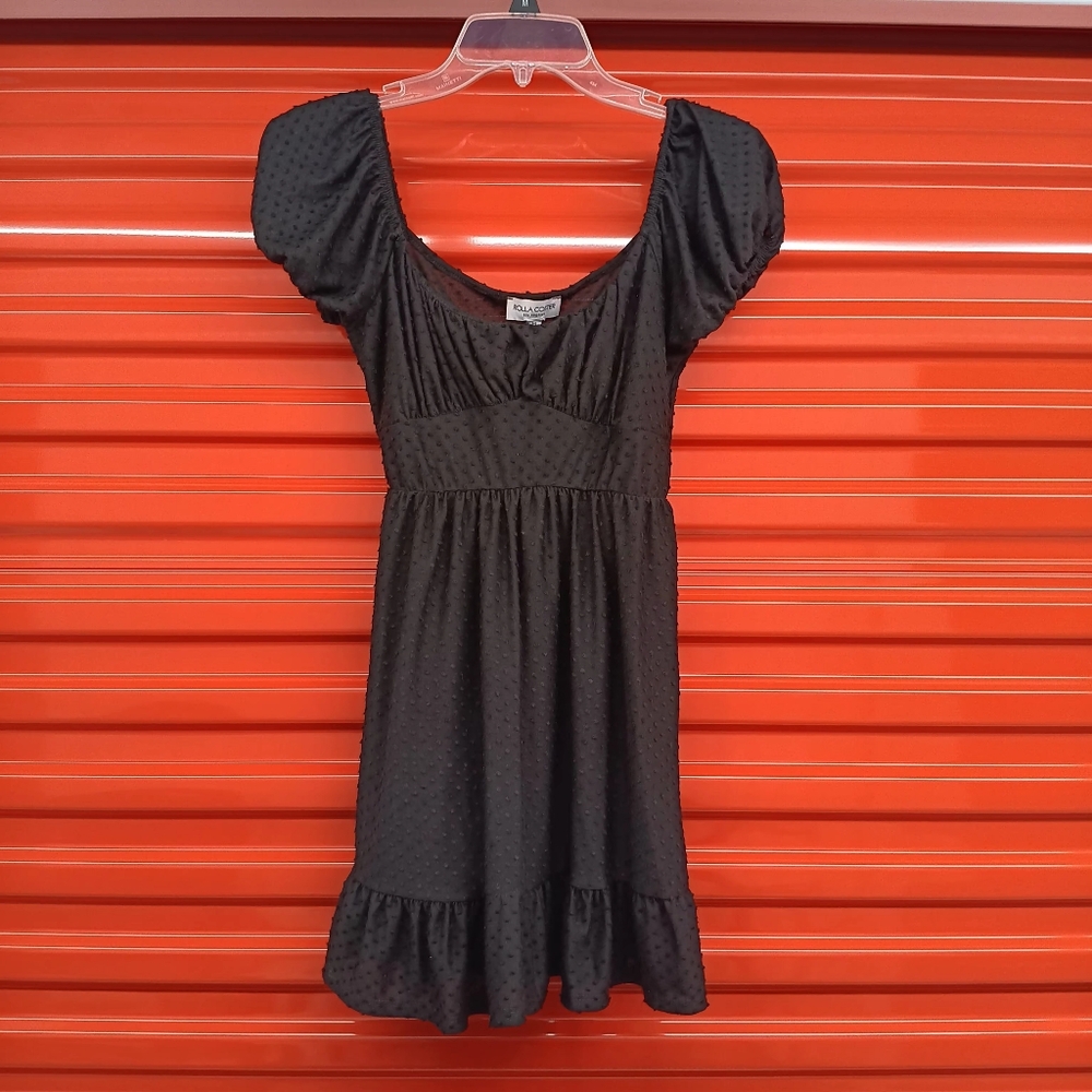 Women's/Teens Rolla Coster Black Baby Doll Summer Dress - Size M